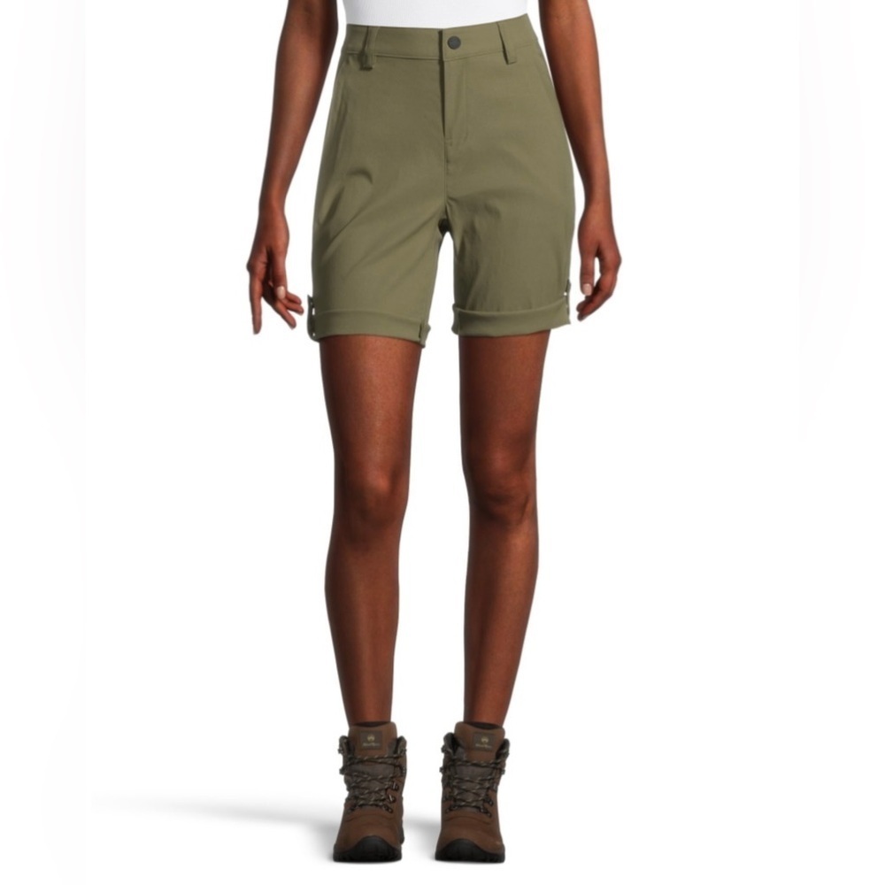 NWT WindRiver Cargo shorts Performance Quick Dry zippered pockets hiking size 10 - Picture 2 of 14